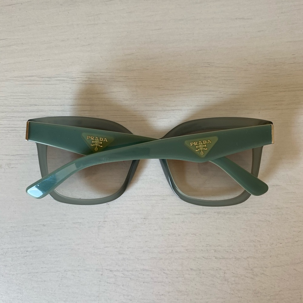PRADA sunglasses opal green square PR24QS Gray